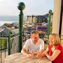 photo of view from Beachcombers Penthouse balcony
