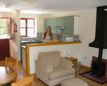 Cottage from lounge to kitchen