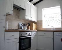 photo of kitchen in Porth Cottage