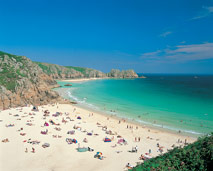 Porthcurno beach