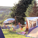 photo of tents and campers at Juliot's Well Holiday Park