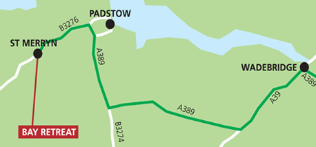 Directions to Bay Retreat Villas