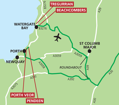 Directions to Pendeen Hotel