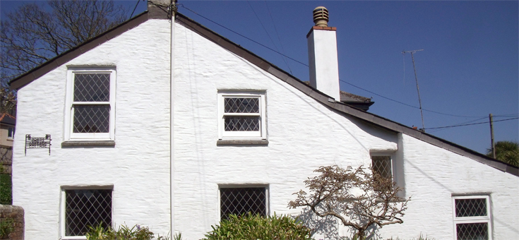 The front of Porth Cottage