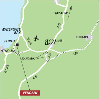 Directions to Pendeen Hotel, Cornwall