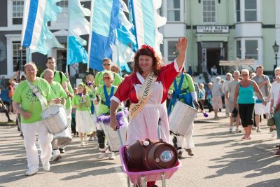 man dressed for parade