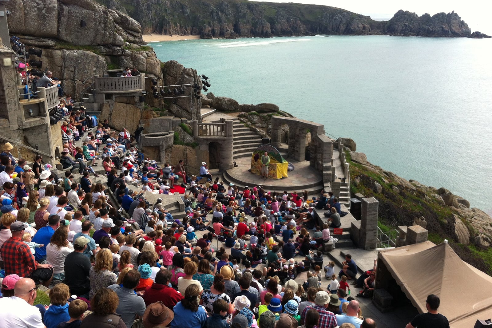 audience at Minack