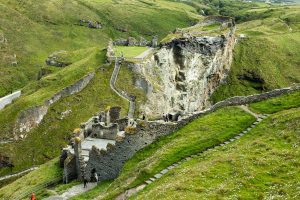castle ruins at Tintagel