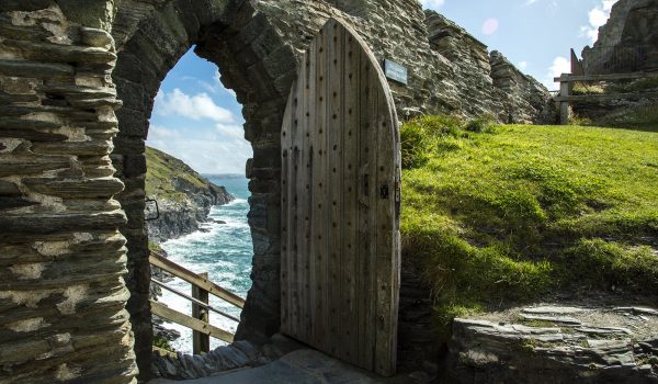 door in old wall at Tintagel