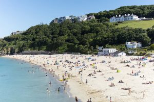 People on Porthminster beach