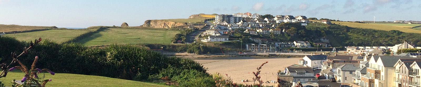 view from Porth Veor Manor