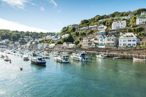 boats at Looe in south Cornwall