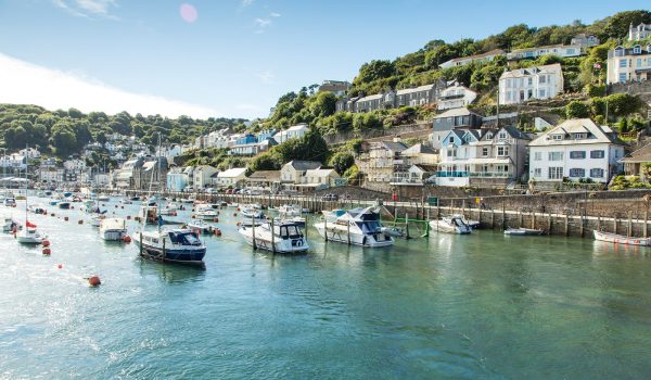 boats at Looe in south Cornwall