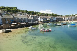 boats in Mousehole harbour