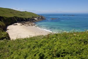 crystal clear sea at Portheras