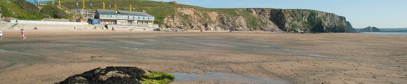 view of Watergate Bay sand