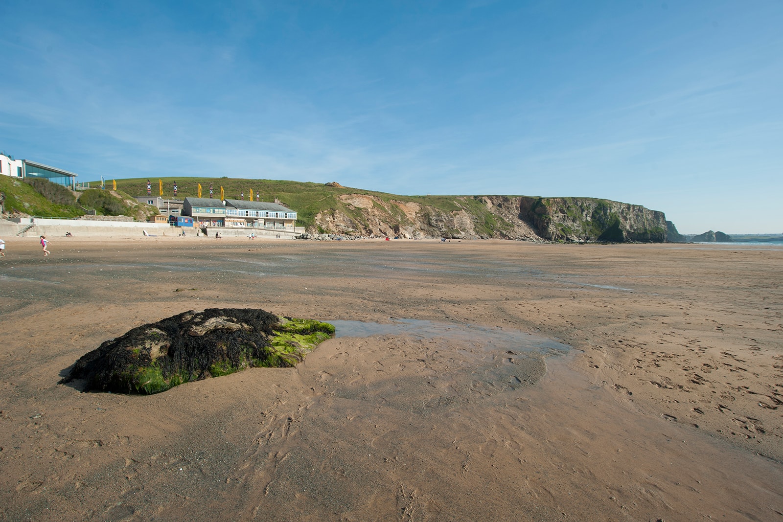 view of Watergate Bay sand