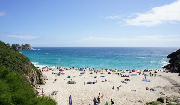 Porthcurno beach