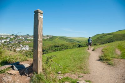 walking in Port Isaac