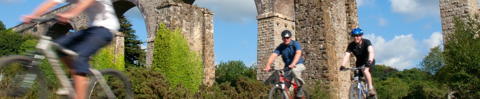 cyclists on Bissoe Trail