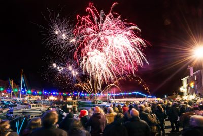 Padstow Christmas firework display