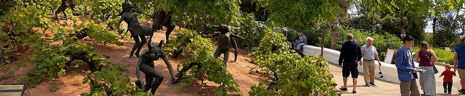 pixie sculptures at eden