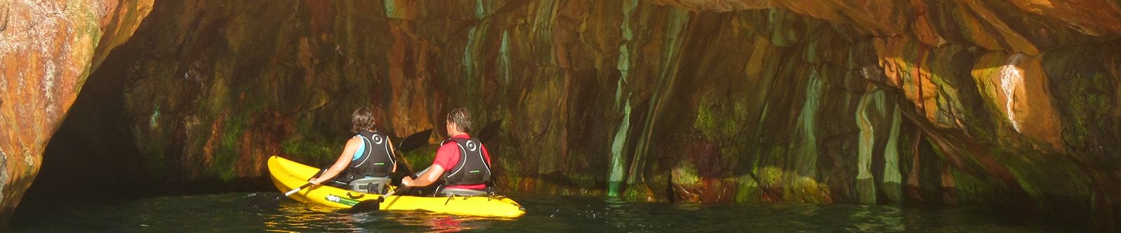 cave kayaking