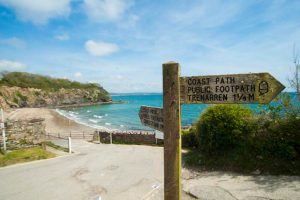 signpost at Porthpean