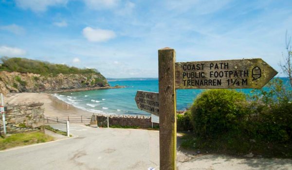 signpost at Porthpean