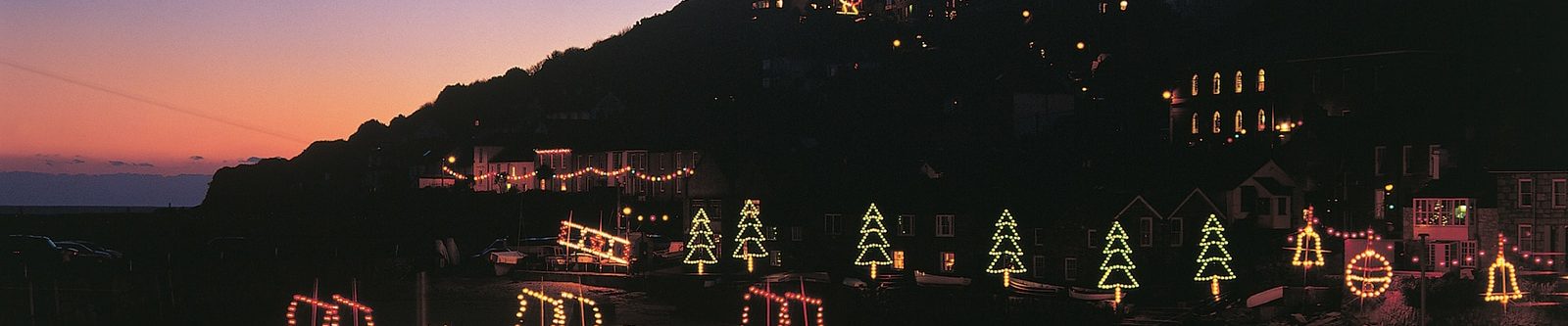 Christmas Lights at Mousehole Harbour
