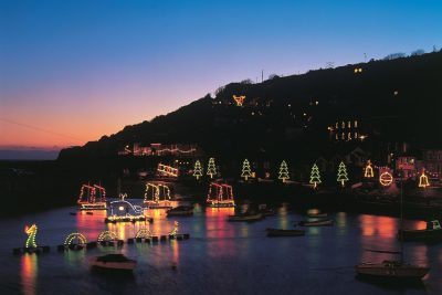 Christmas Lights at Mousehole Harbour