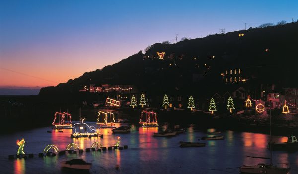 Christmas Lights at Mousehole Harbour