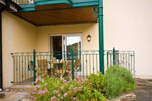 ground floor balcony