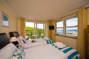 sea view twin room at beachcombers