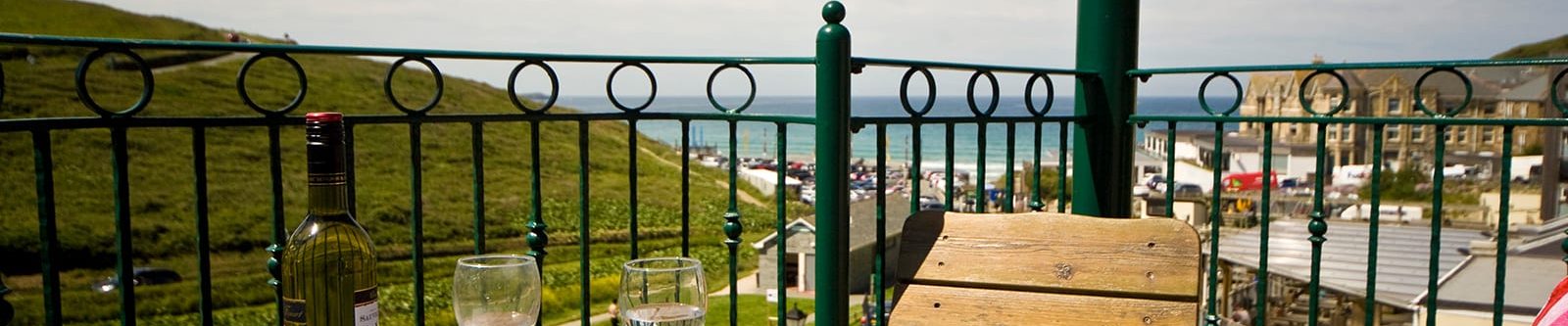 view to watergate bay