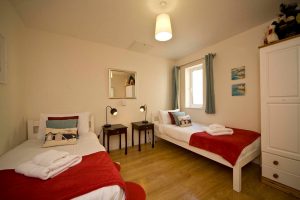 twin bedroom at the beach house