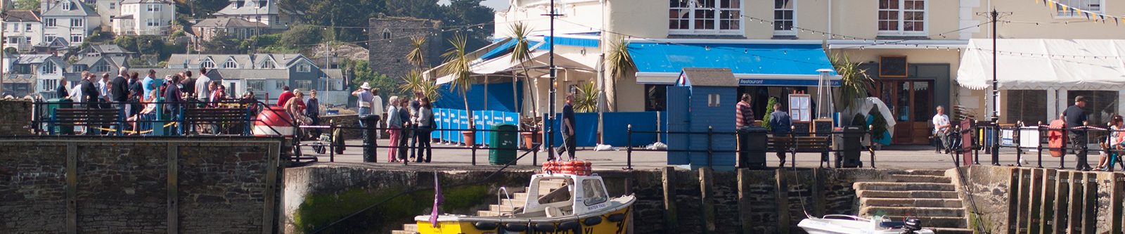 Busy quayside