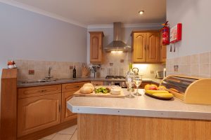 kitchen in Beachcombers apartment 32