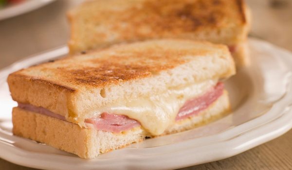 Cheese and ham toastie - croque monsieur