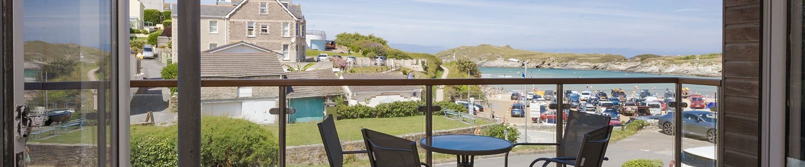 Porth Sands balcony view