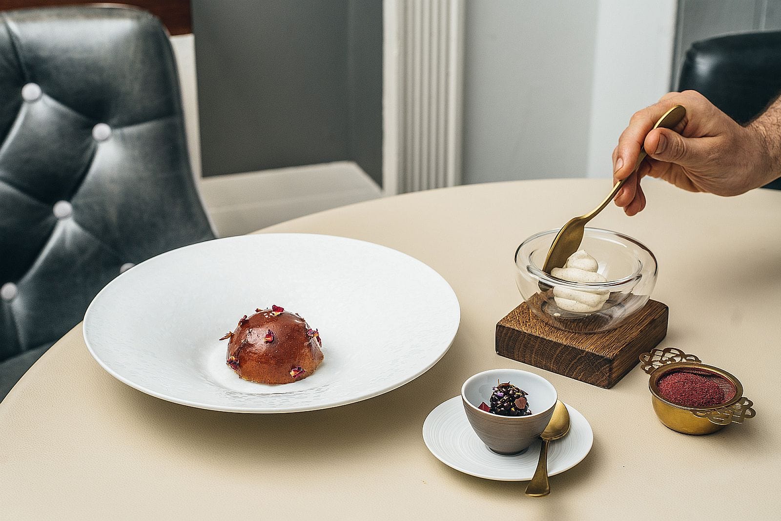 Table of delicious food from No 6 in Padstow