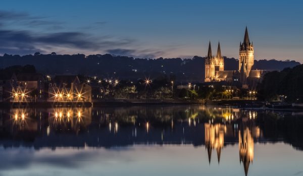 Truro at dusk