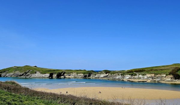 Springtime on Porth Beach
