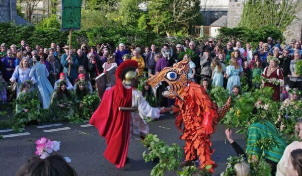 George and the Dragon © https://helstonfloraday.org.uk