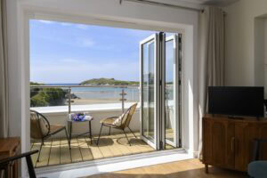 sea view from living room