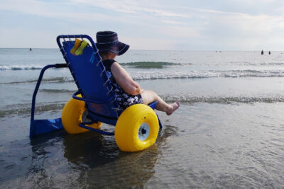 Beach wheelchair